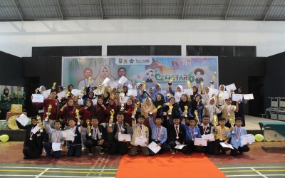 C2OSTAR VI SMAN Pintar Riau 2026: Wujudkan Generasi Cerdas, Berkarakter, dan Berdaya Saing Unggul. SMPN 1 Kuantan Hilir Pertahankan Juara Umum